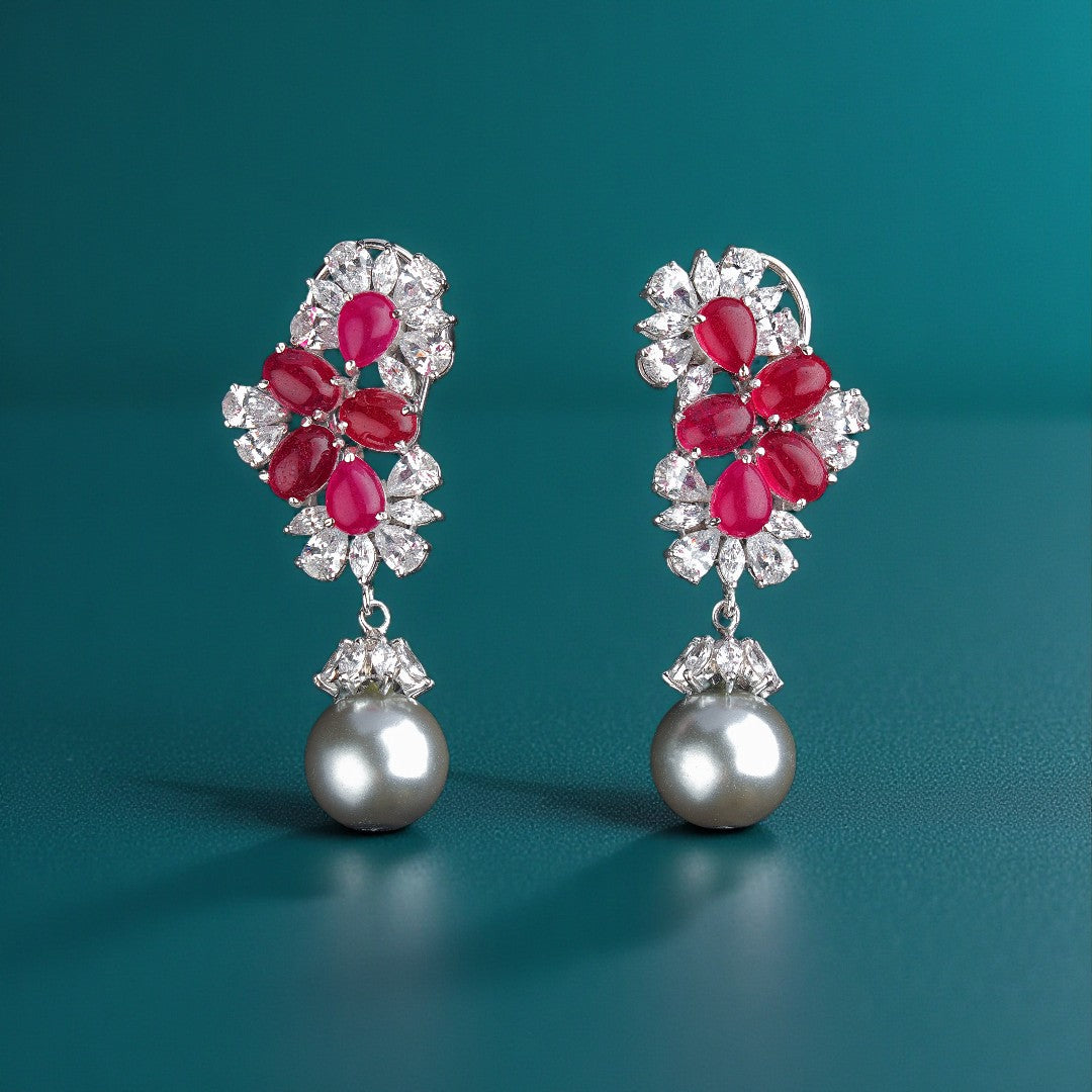 Pure Silver Crimson Drops