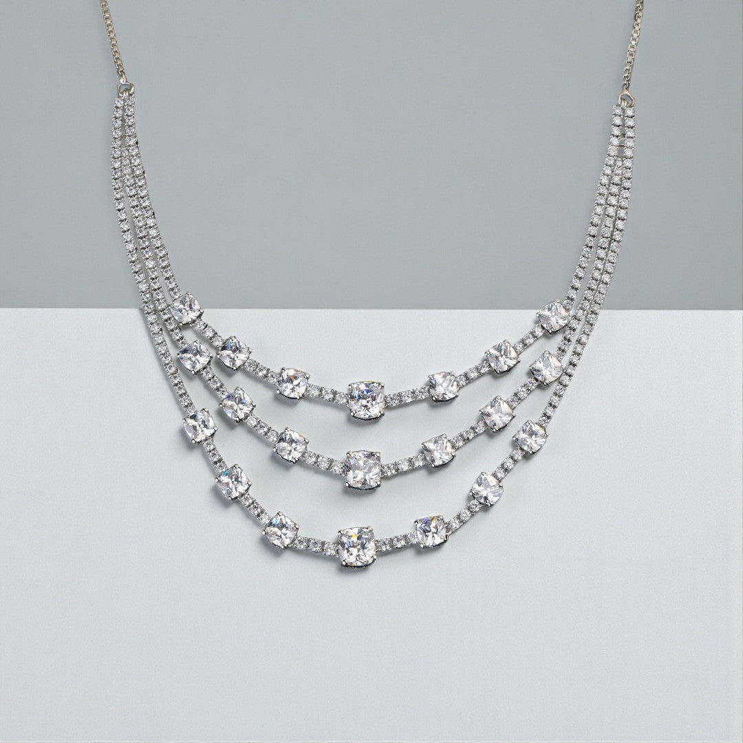 Royal Triple Line Necklace