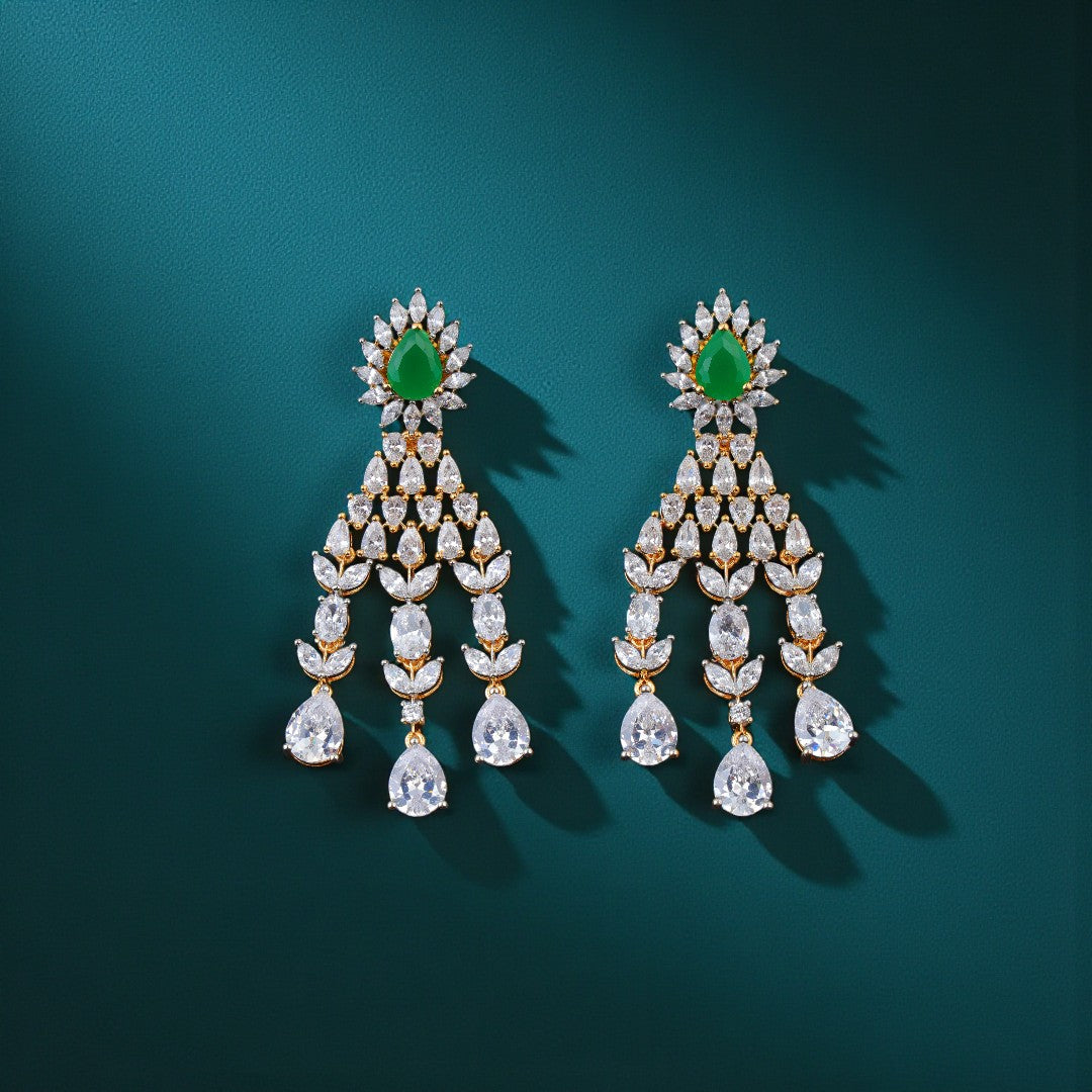 Royal Emerald Necklace Set