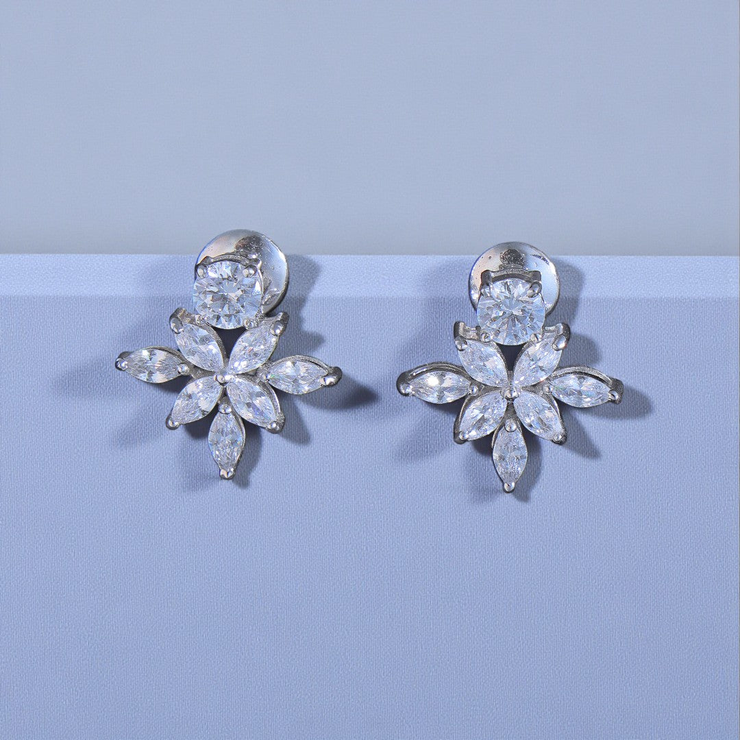 Pure Silver Aurora Studs