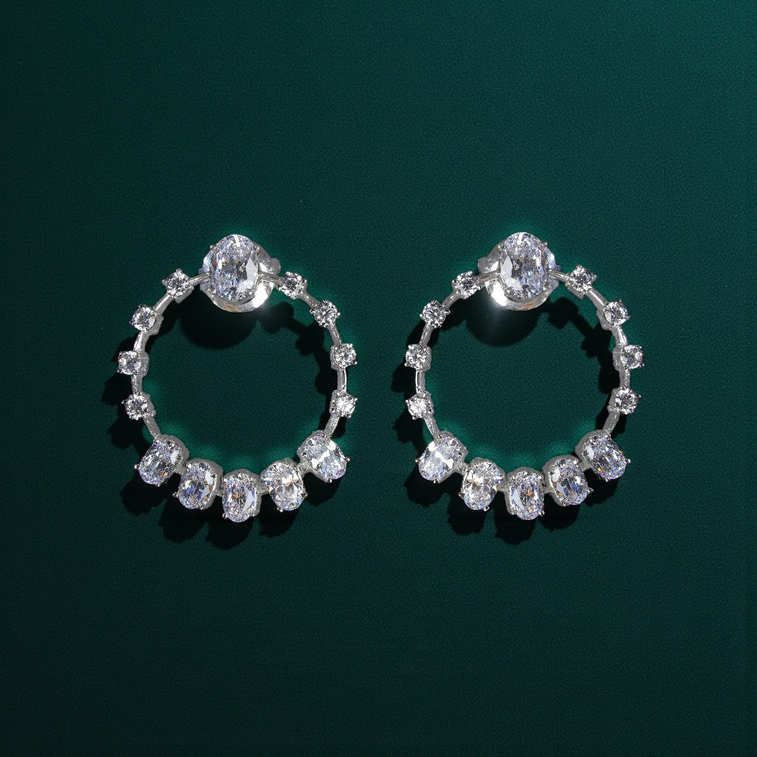 Pure Silver Classic Hoops