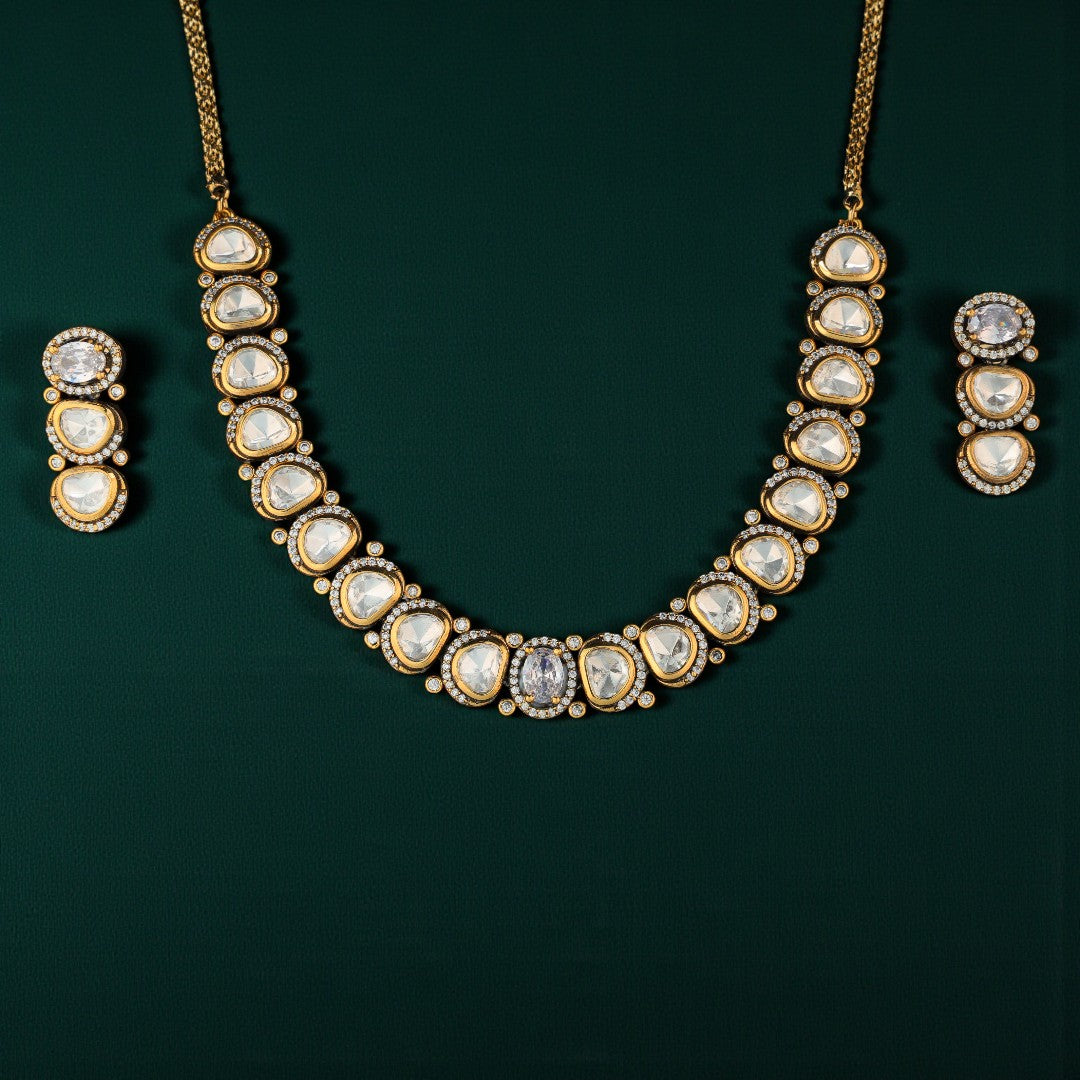 Royal Polki Necklace Set
