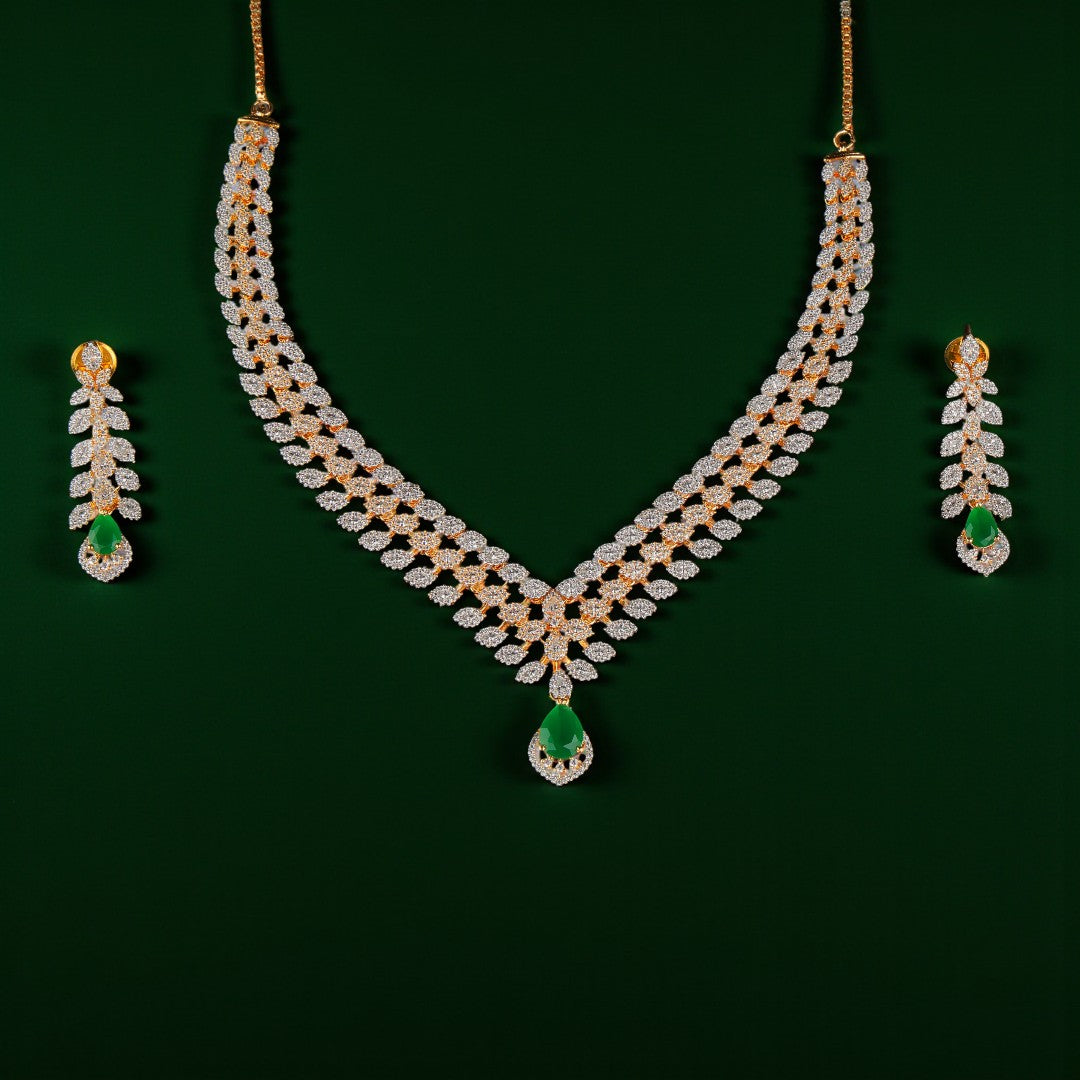 Golden Aurora Necklace Set