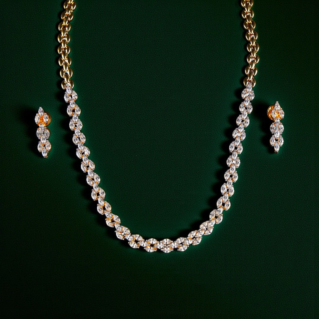 Classic Radiant Necklace Set