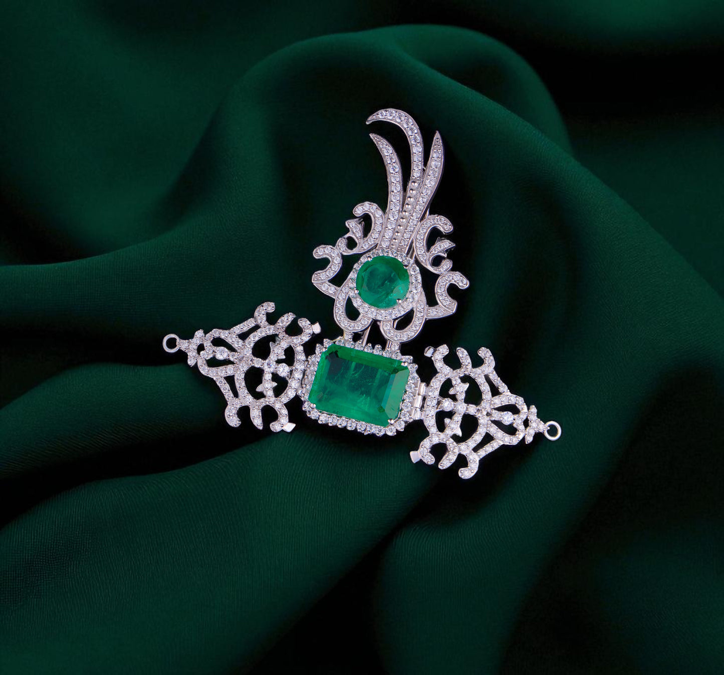 92.5 Silver Verdant Brooch
