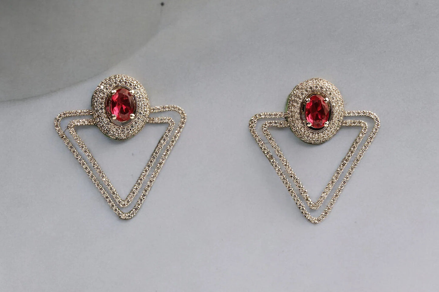 Chic Ruby Earrings Vogue