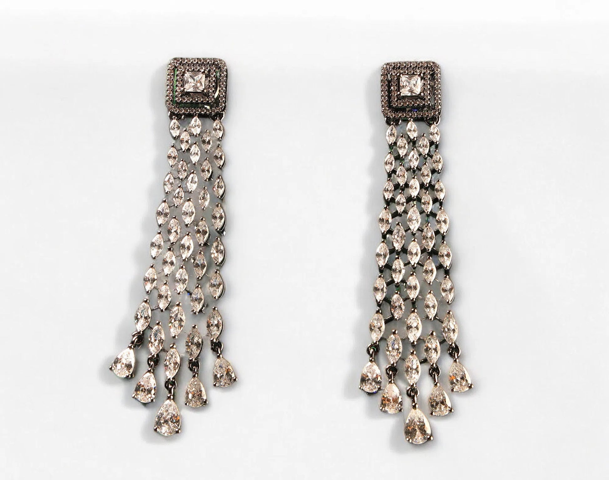 Classic SIlver Danglers Vogue