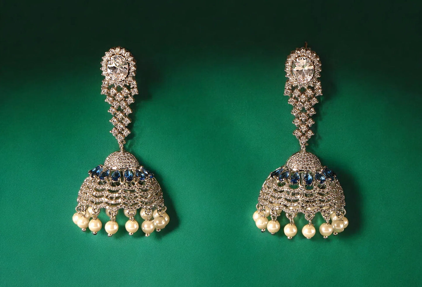 Elegant Silver Jhumkas Vogue