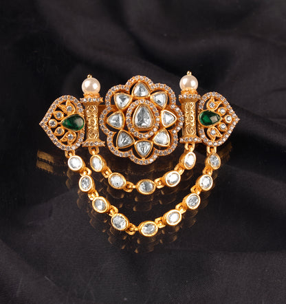 Royal Emerald Brooch