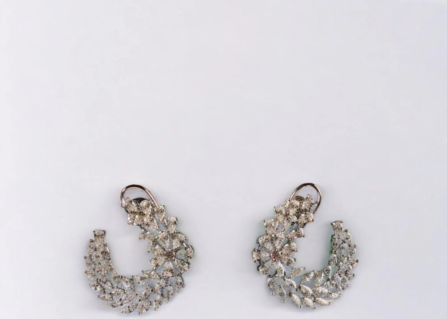 Zircon Studded Earrings Vogue