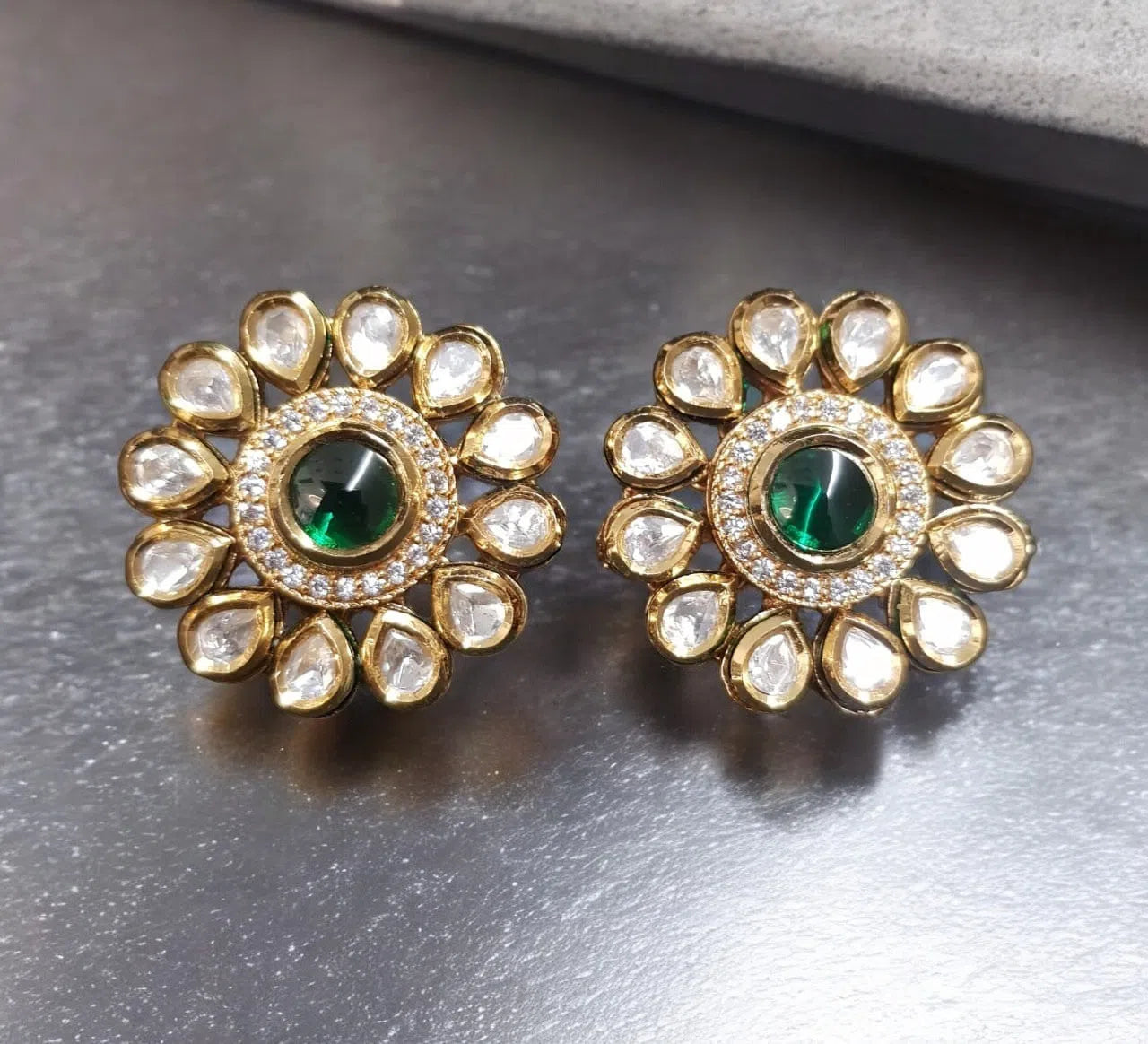 Kundan Crafted Studs Vogue