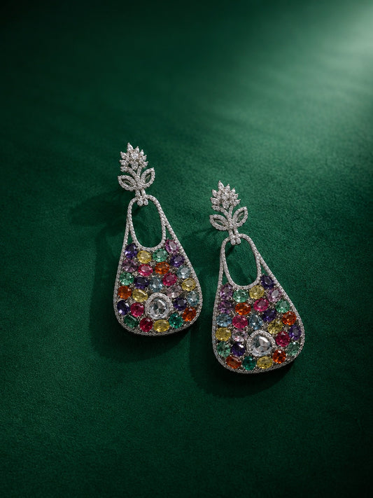 Vibrant Quartz Earrings