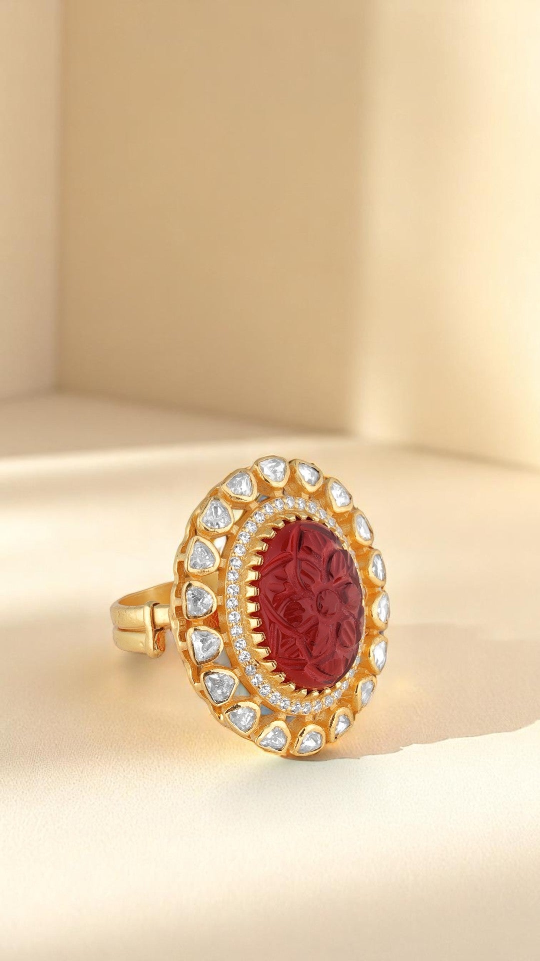 92.5 Silver Ruby Ring