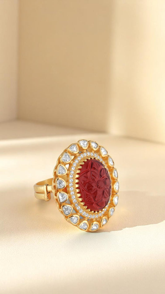 92.5 Silver Ruby Ring