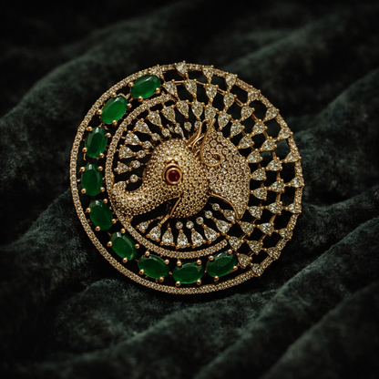 Luxe Golden Brooch