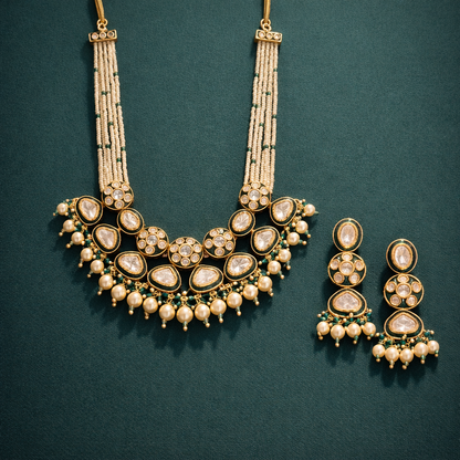 Polki Grace Necklace Set