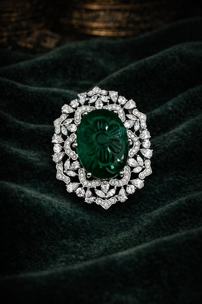 Pure Silver Aura Brooch