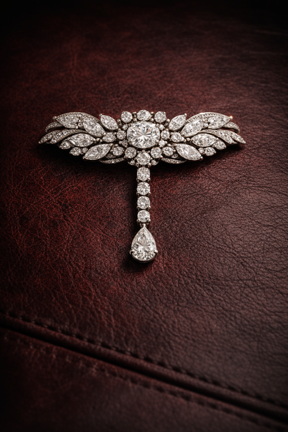 Pure Silver Horizon Brooch