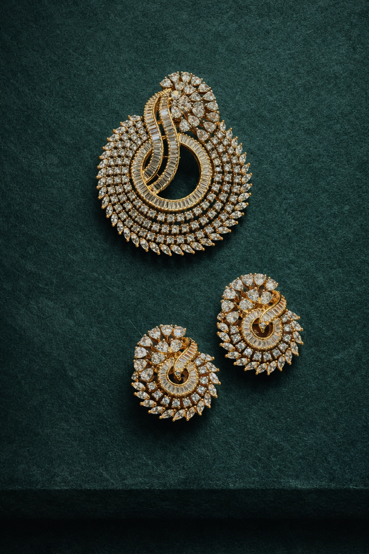 Classic Spiral Pendant Set