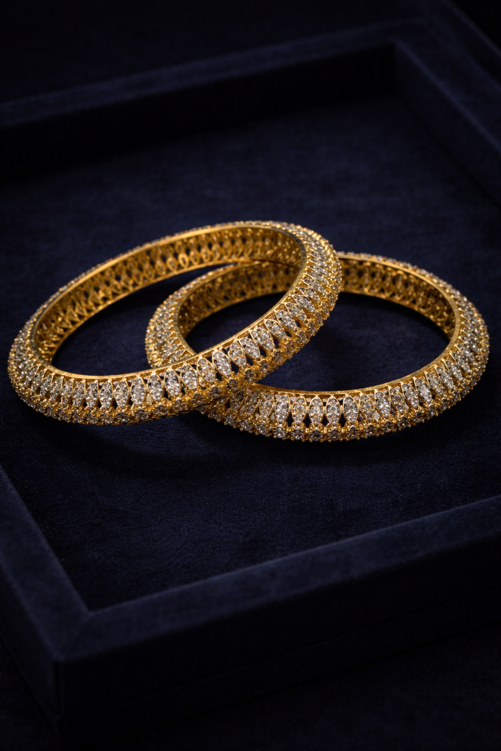 Golden Serenity Bangles