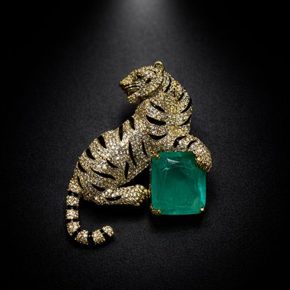 Imperial Tiger Brooch