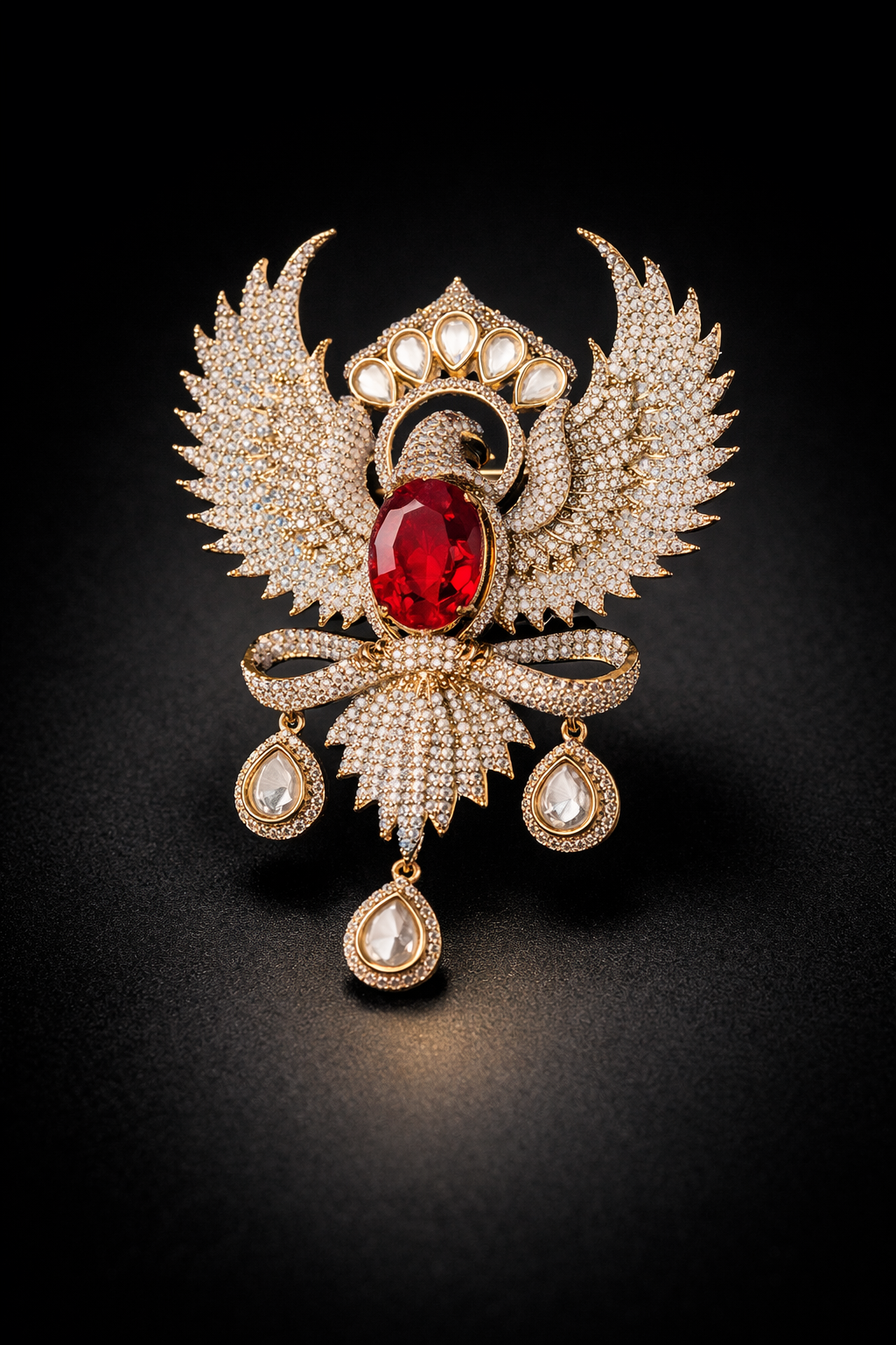 Royal Phoenix Brooch