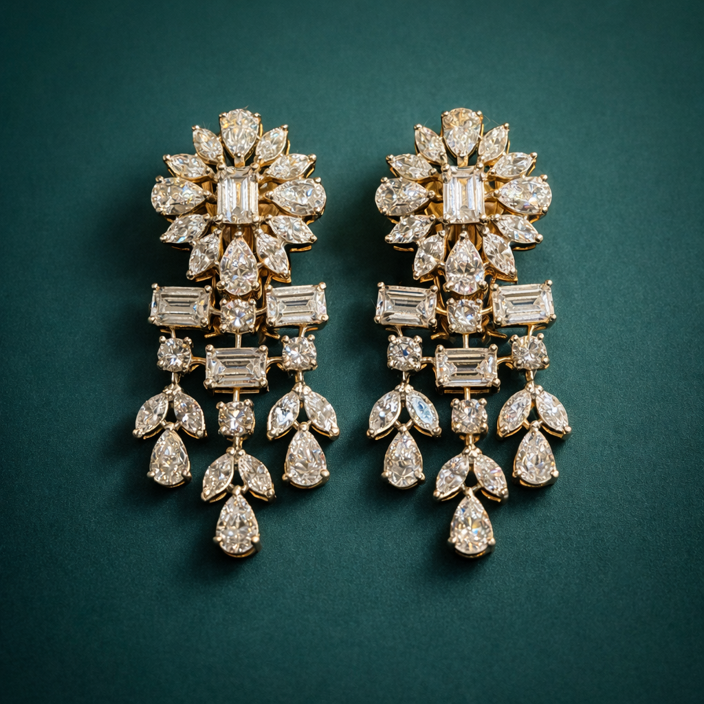 Pure Silver Floral Bloom Earrings