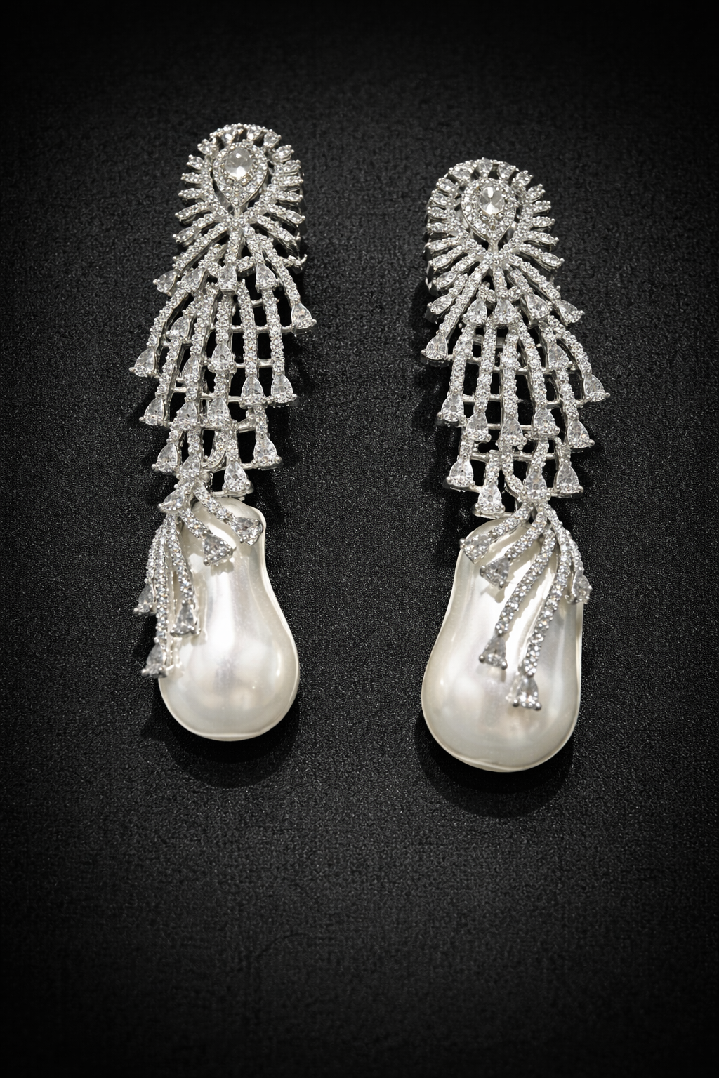 Moonlit Pearl Earrings