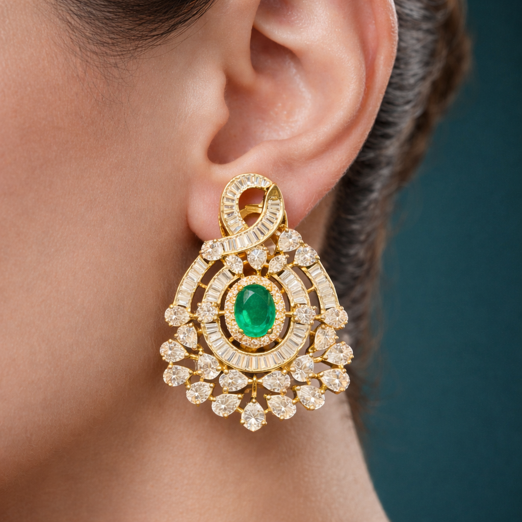 Pure Silver Charm Earrings