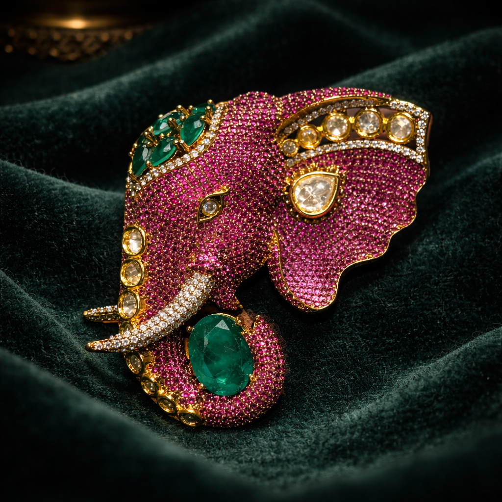 Maharaja’s Elephant Brooch
