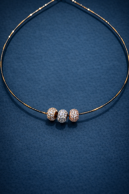 Aurelia Three-Stone Necklace