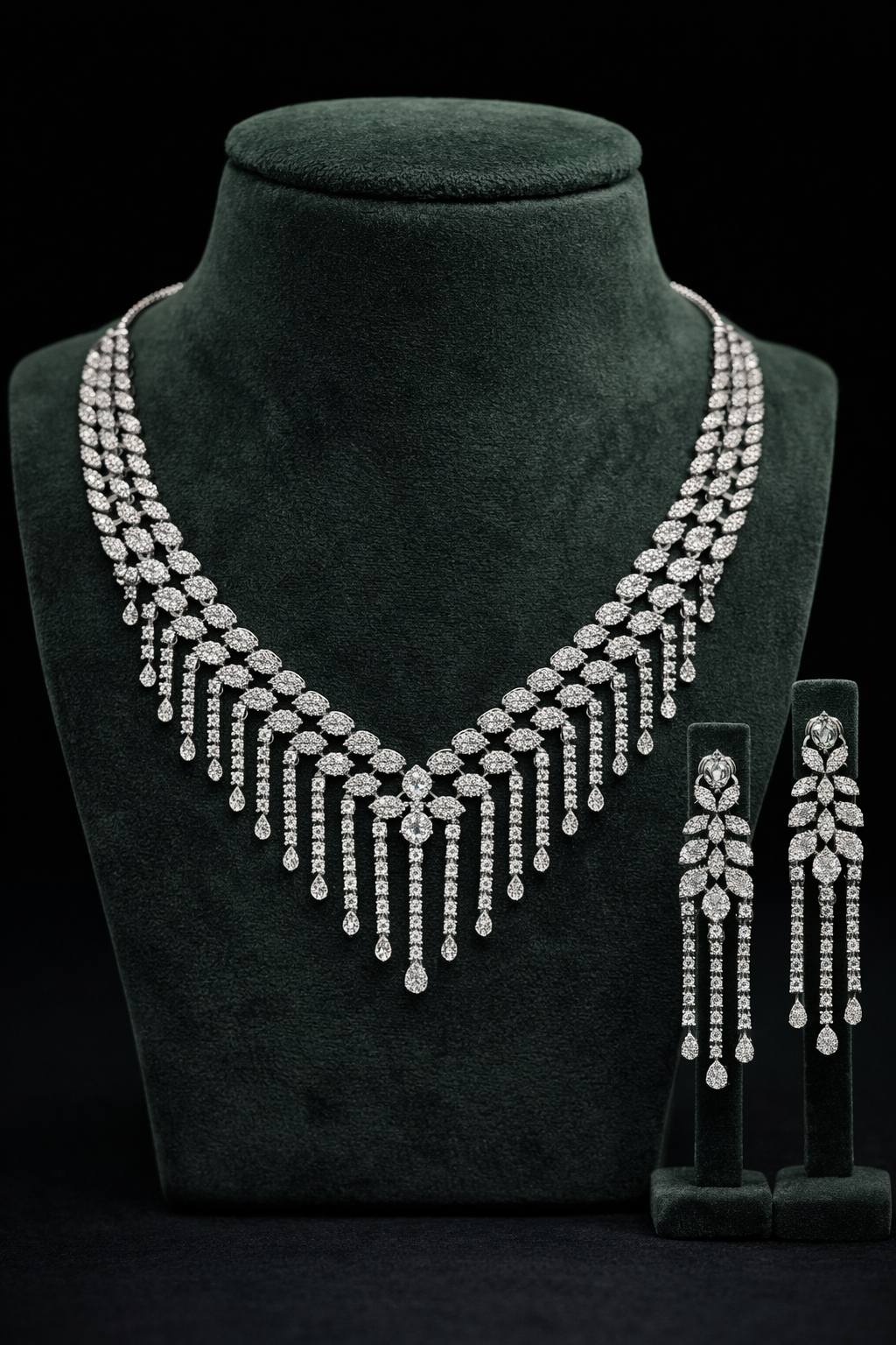 Imperial Marquise Necklace Set