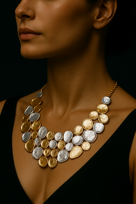 Golden Metallic Necklace