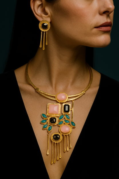 Rose Relic Necklace Set