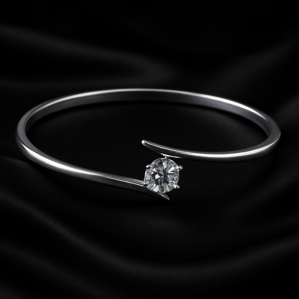 Elegant Solitaire Bracelet