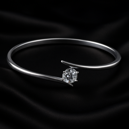 Elegant Solitaire Bracelet