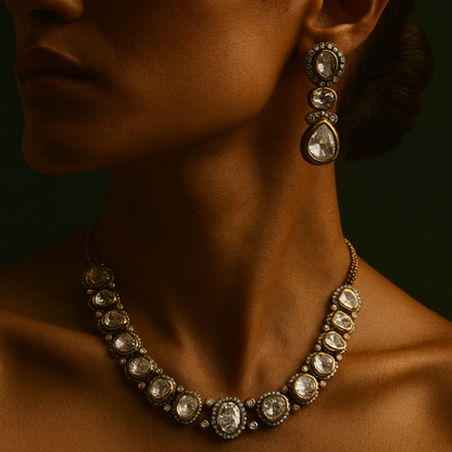 Royal Polki Necklace Set