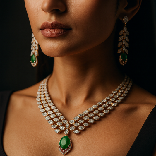 Golden Aurora Necklace Set