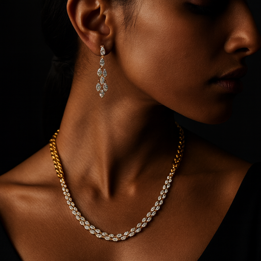 Classic Radiant Necklace Set