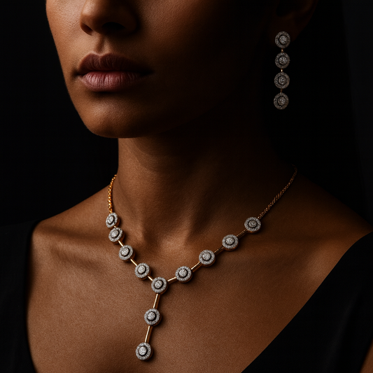 Verdant Sparkle Necklace Set