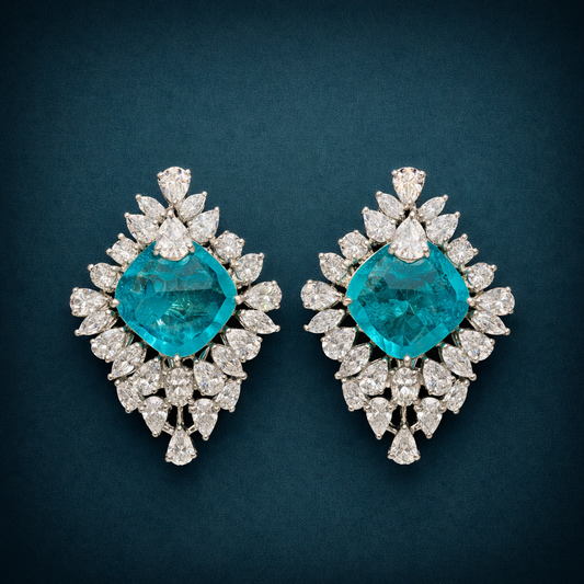 Pure Silver Sage Earrings