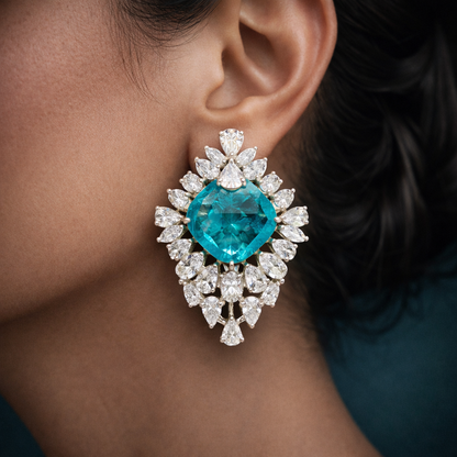 Pure Silver Sage Earrings