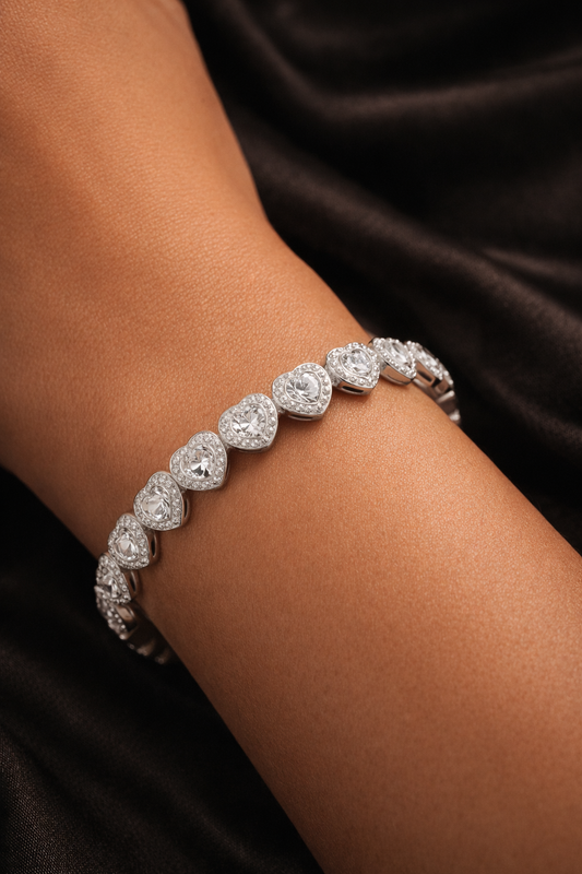 Pure Silver Forever Love Bracelet