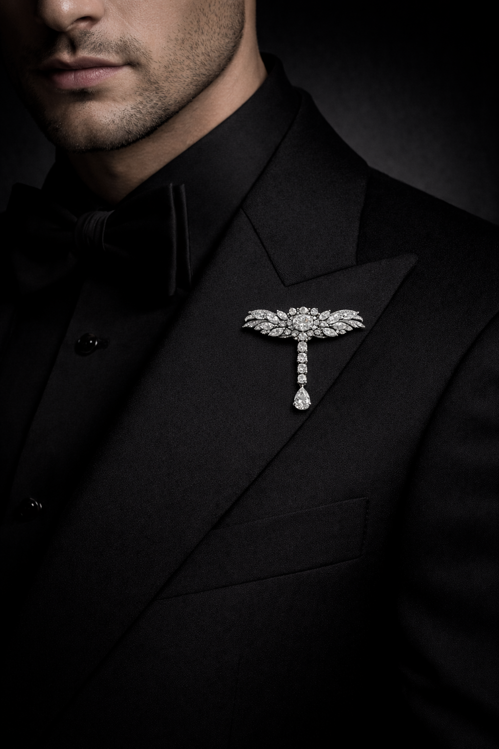 Pure Silver Horizon Brooch