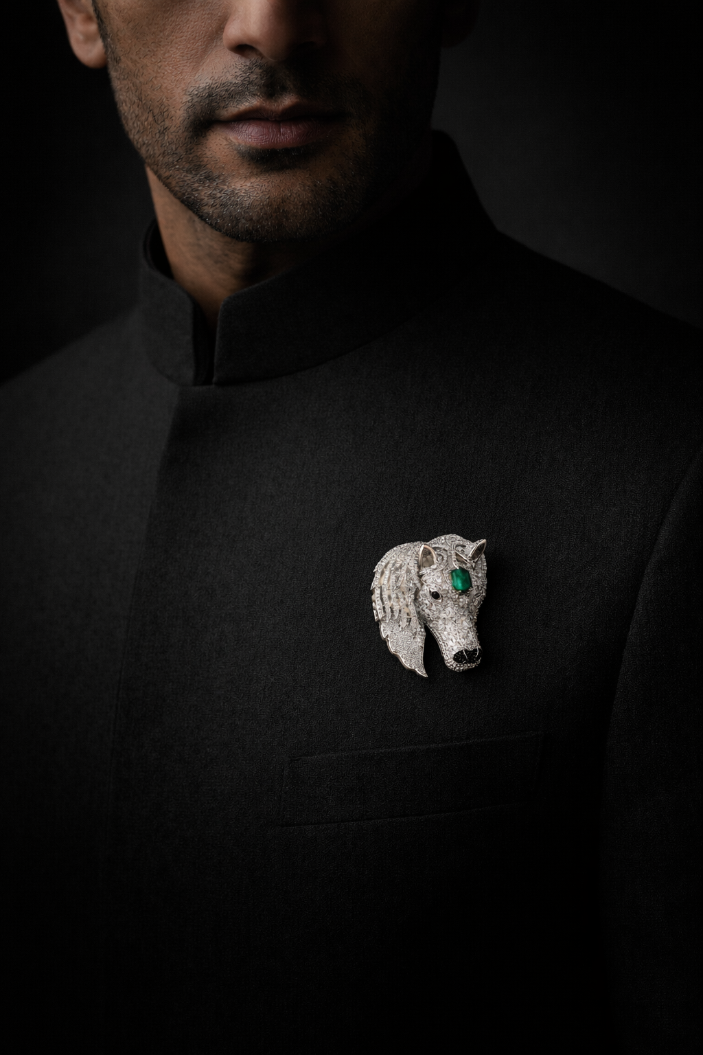 Regal Stallion Brooch