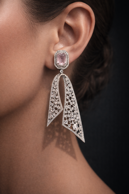 Blush Cascade Earrings