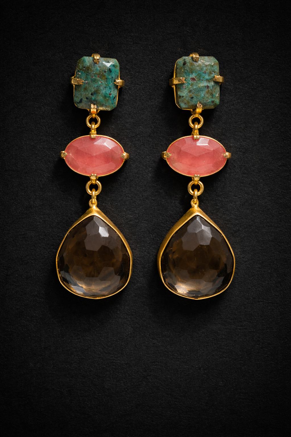 Vibrant Multistone Danglers