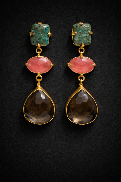 Vibrant Multistone Danglers