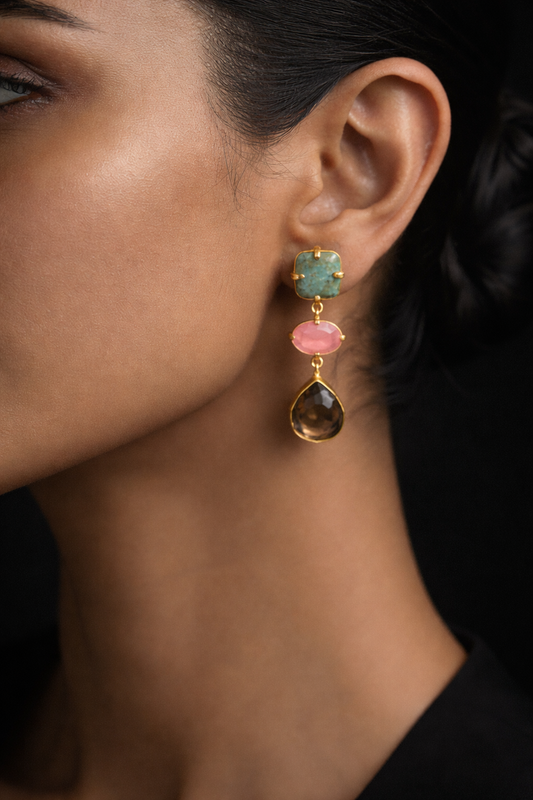 Vibrant Multistone Danglers