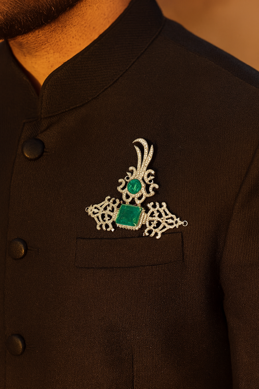 92.5 Silver Verdant Brooch